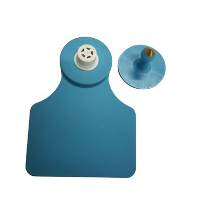 Blue 125 KHz Waterproof Visual Custom Cow Ear Tags
